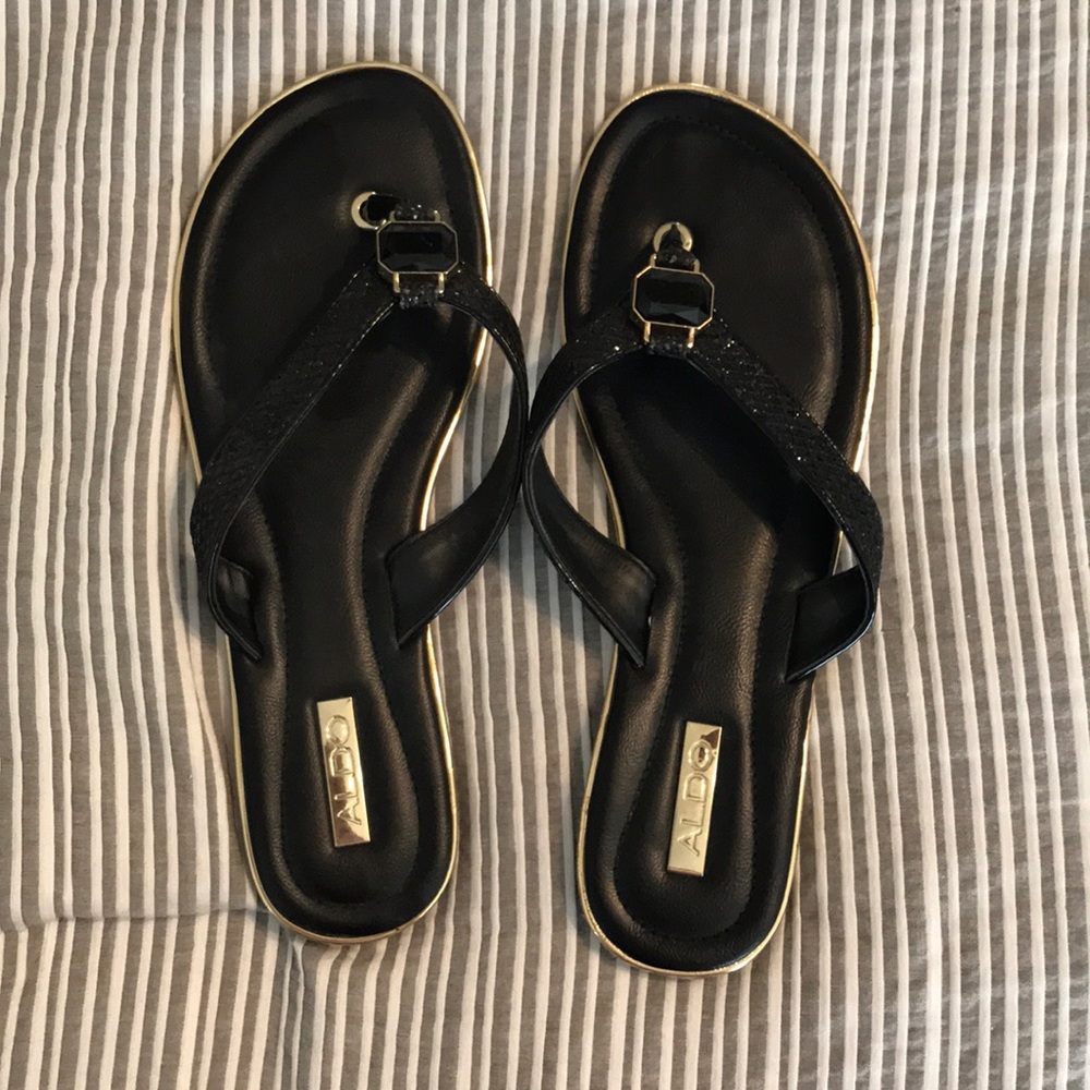 Resort wear flip flops